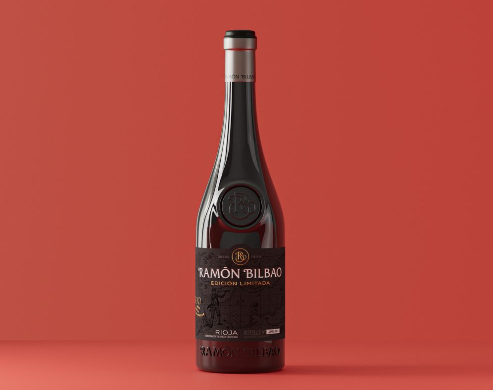 Botella Edición limitada tempranillo Ramón Bilbao